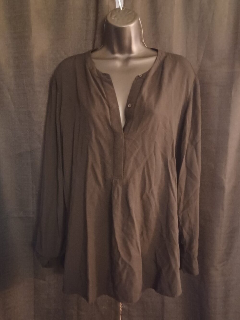 OLD NAVY Tunic Shirt Black Size Large NWOT